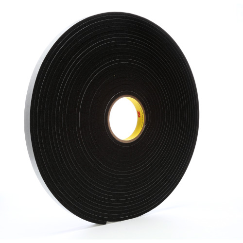 3M Vinyl Foam Tape 4504 Black 3/4″ × 18 yd 250 mil